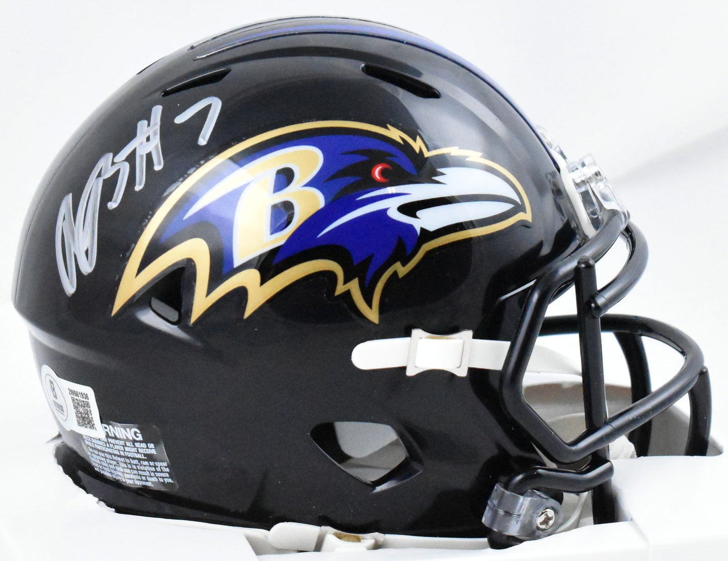 Rashod Bateman Signed Baltimore Ravens Speed Mini Helmet