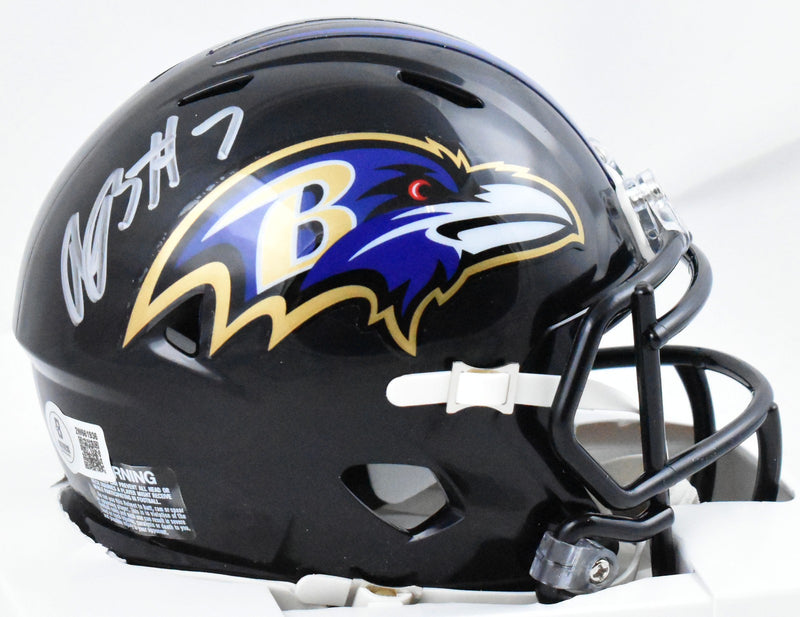 Rashod Bateman Signed Baltimore Ravens Speed Mini Helmet