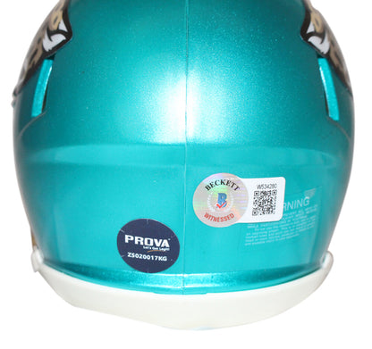 Mark Brunell Jacksonville Jaguars Signed Flash Mini Helmet