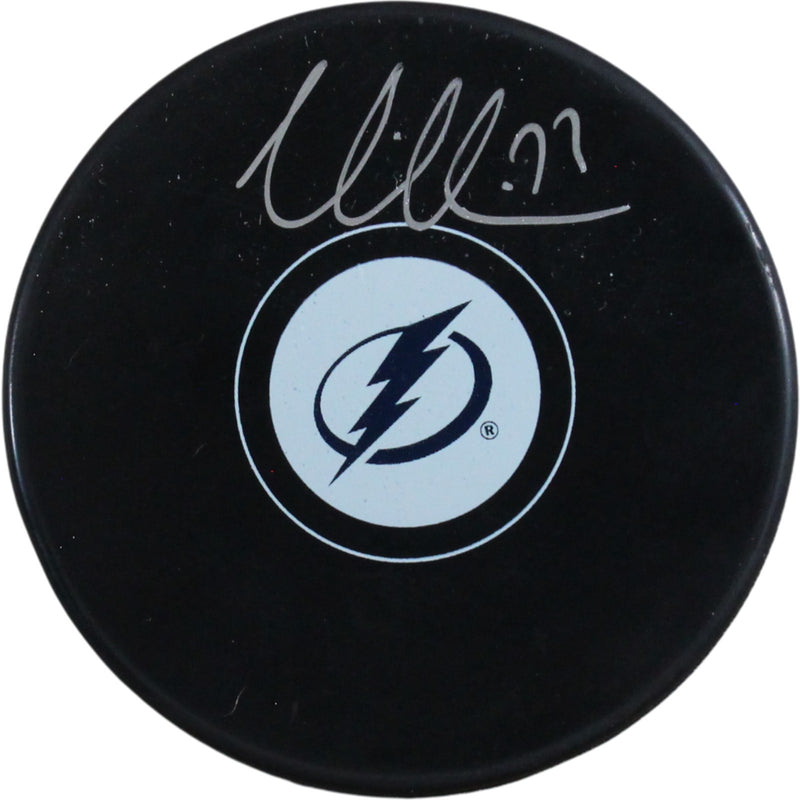 Victor Hedman Autographed Tampa Bay Lightning Logo Hockey Puck