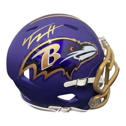 Trey Hendrickson Signed Baltimore Ravens Alternate Mini Helmet