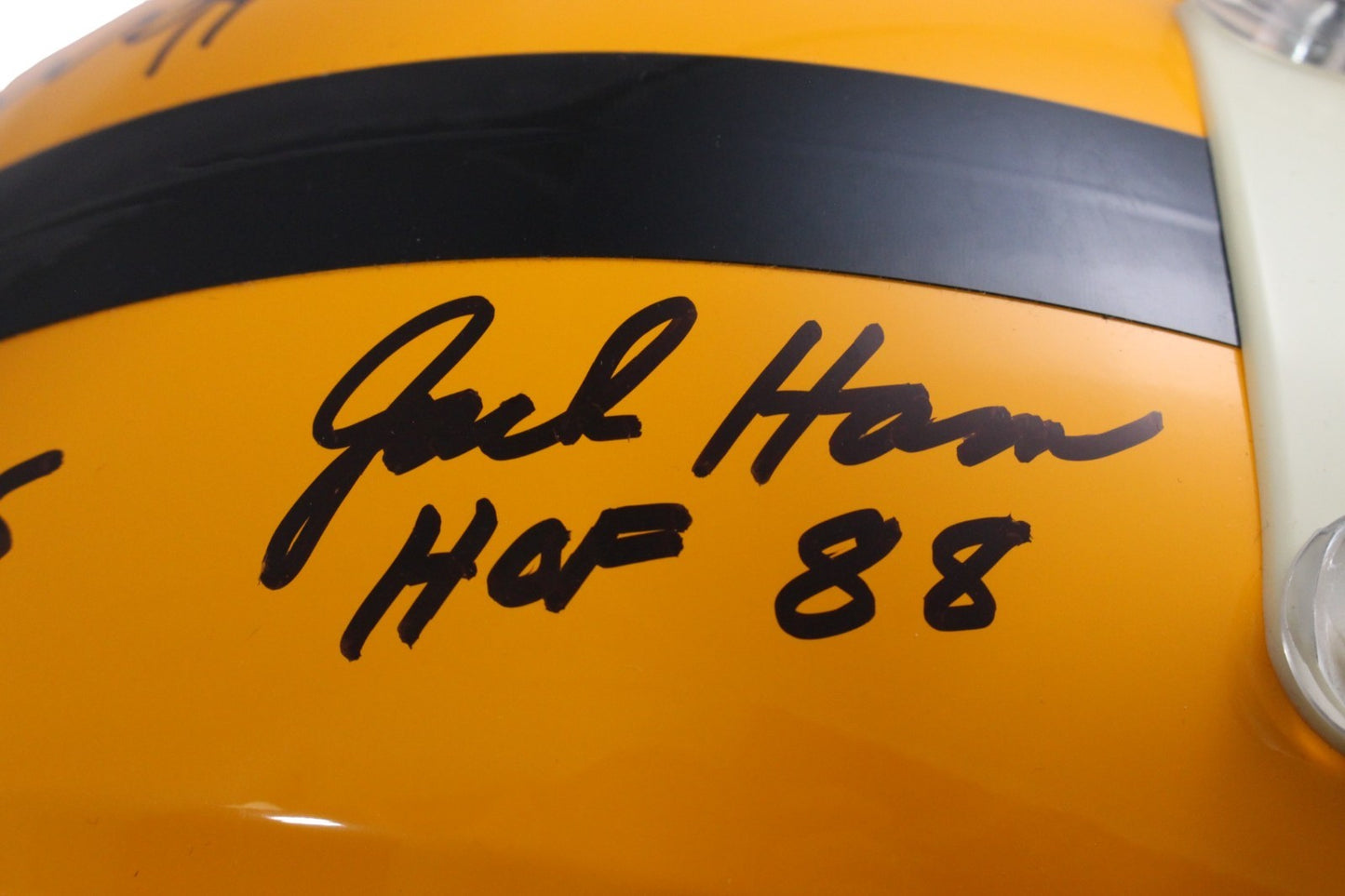 Franco Harris & Terry Bradshaw Multi-Signed Steelers HOF Full Size Helmet