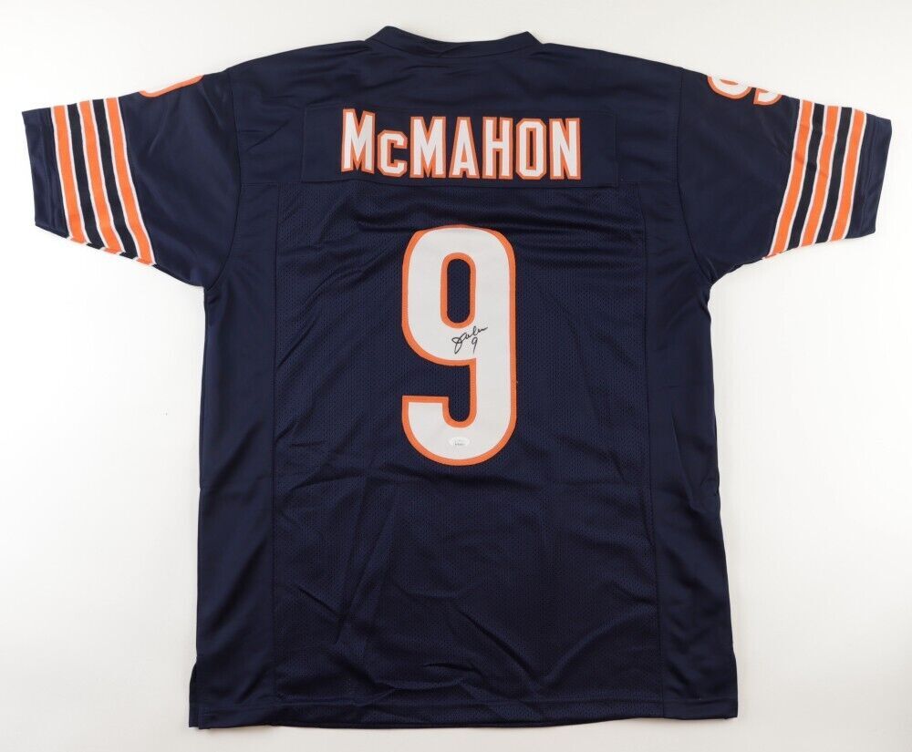 Jim McMahon Chicago Bears Autographed Custom Football Jersey