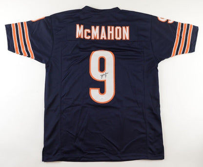 Jim McMahon Chicago Bears Autographed Custom Football Jersey