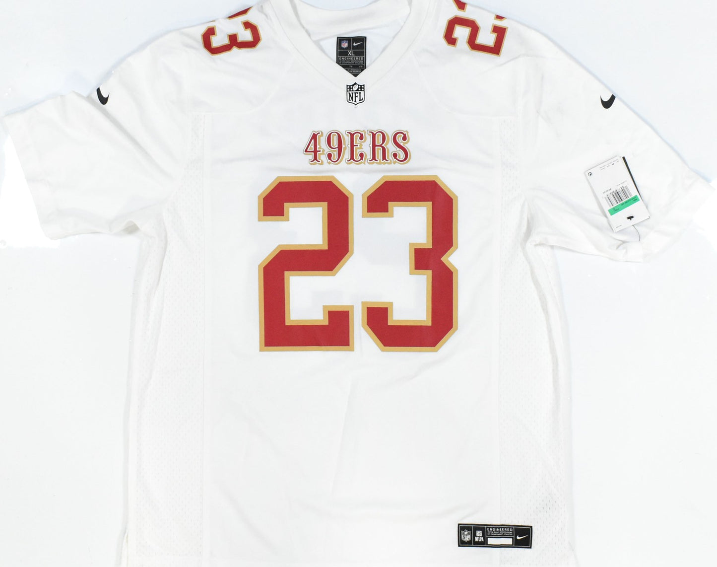 Christian McCaffrey Autographed San Francisco 49ers Nike Tundra Jersey