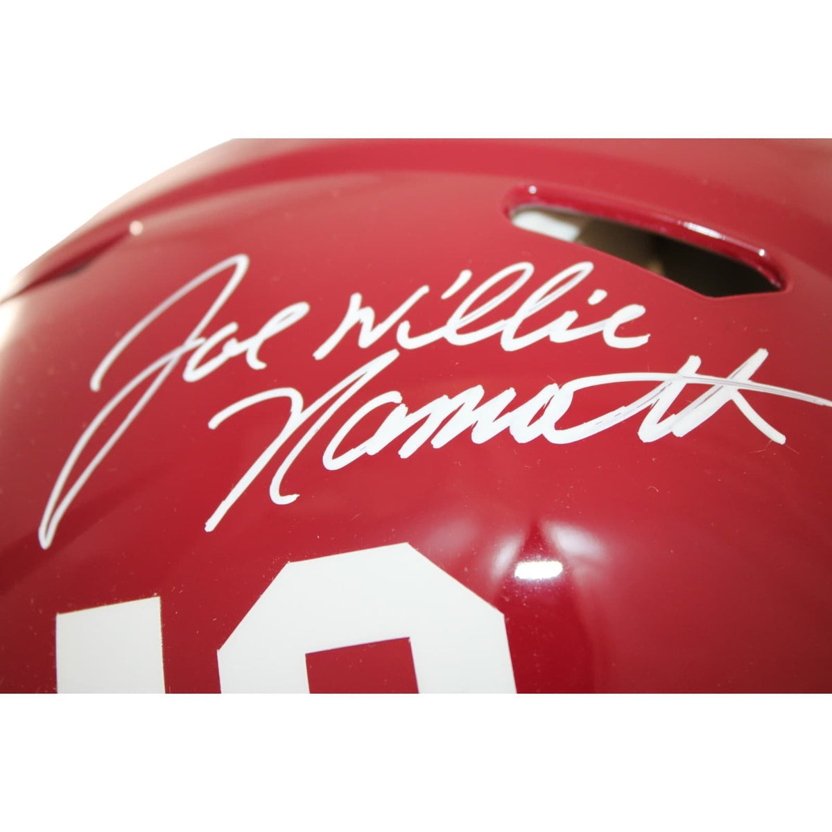 Joe Namath Signed Alabama Crimson Tide Full Size Proline Helmet