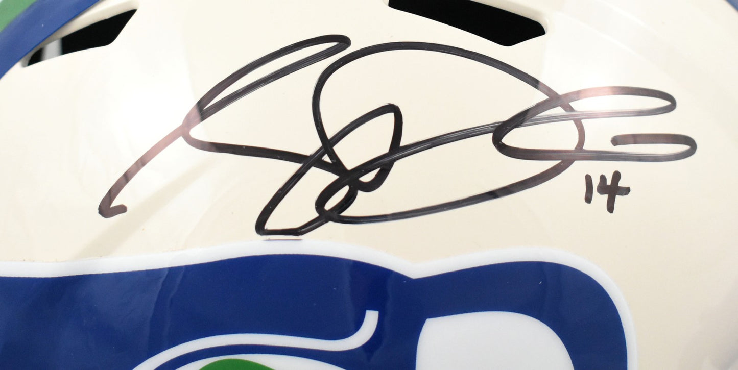 Sam Darnold Signed Seattle Seahawks Full Size Retro Speed Helmet