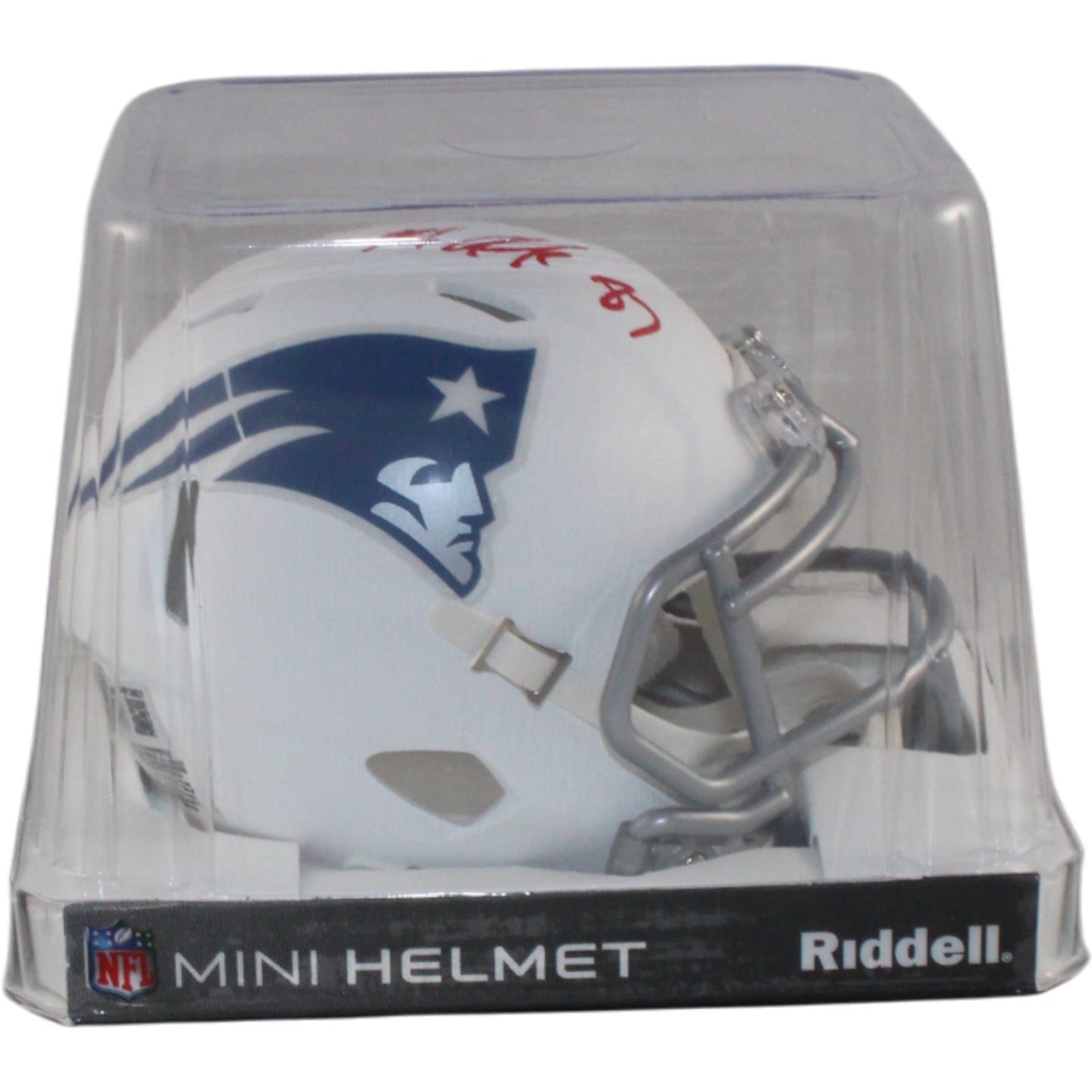 Rob Gronkowski Signed New England Patriots Rivalries Mini Helmet (Beckett)