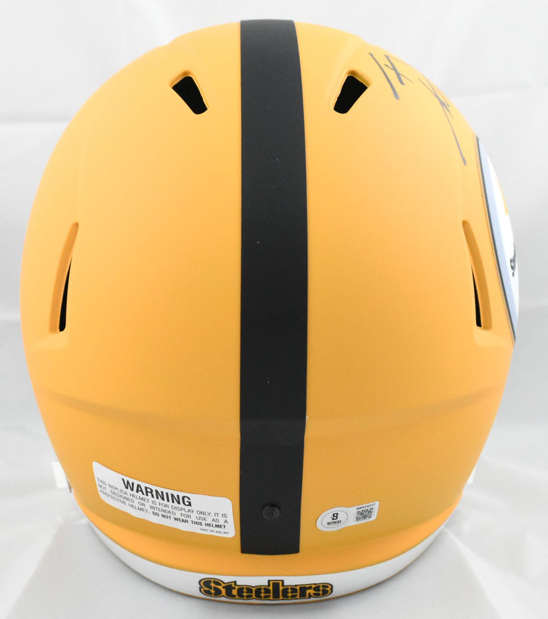 T.J. Watt Signed Pittsburgh Steelers Full Size Alternate 2025 Helmet