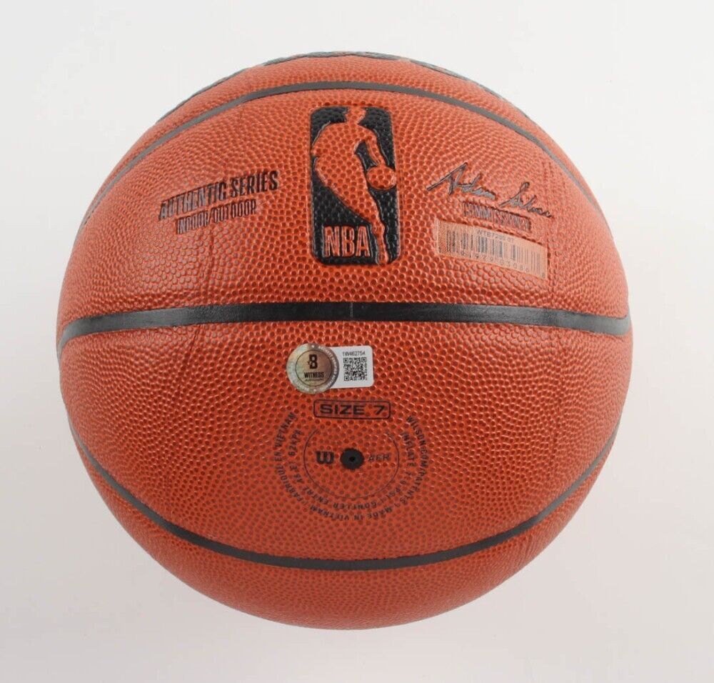 Muggsy Bogues Autographed Wilson Official NBA Basketball
