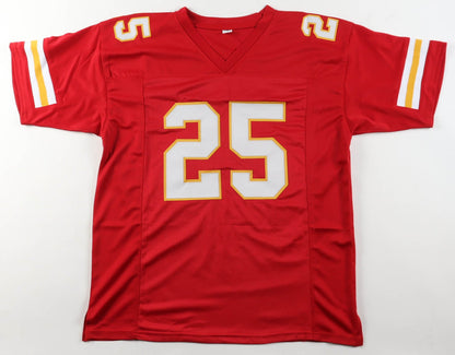 Jamaal Charles Autographed Kansas City Chiefs Red Custom Jersey