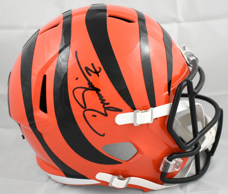 Boomer Esiason Autographed Cincinnati Bengals Full Size Speed Helmet