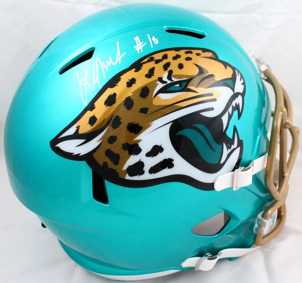 Laviska Shenault Jr Signed Jacksonville Jaguars Full Size Flash Speed Helmet