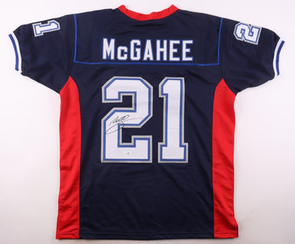 Willis McGahee Signed Buffalo Bills Custom Jersey