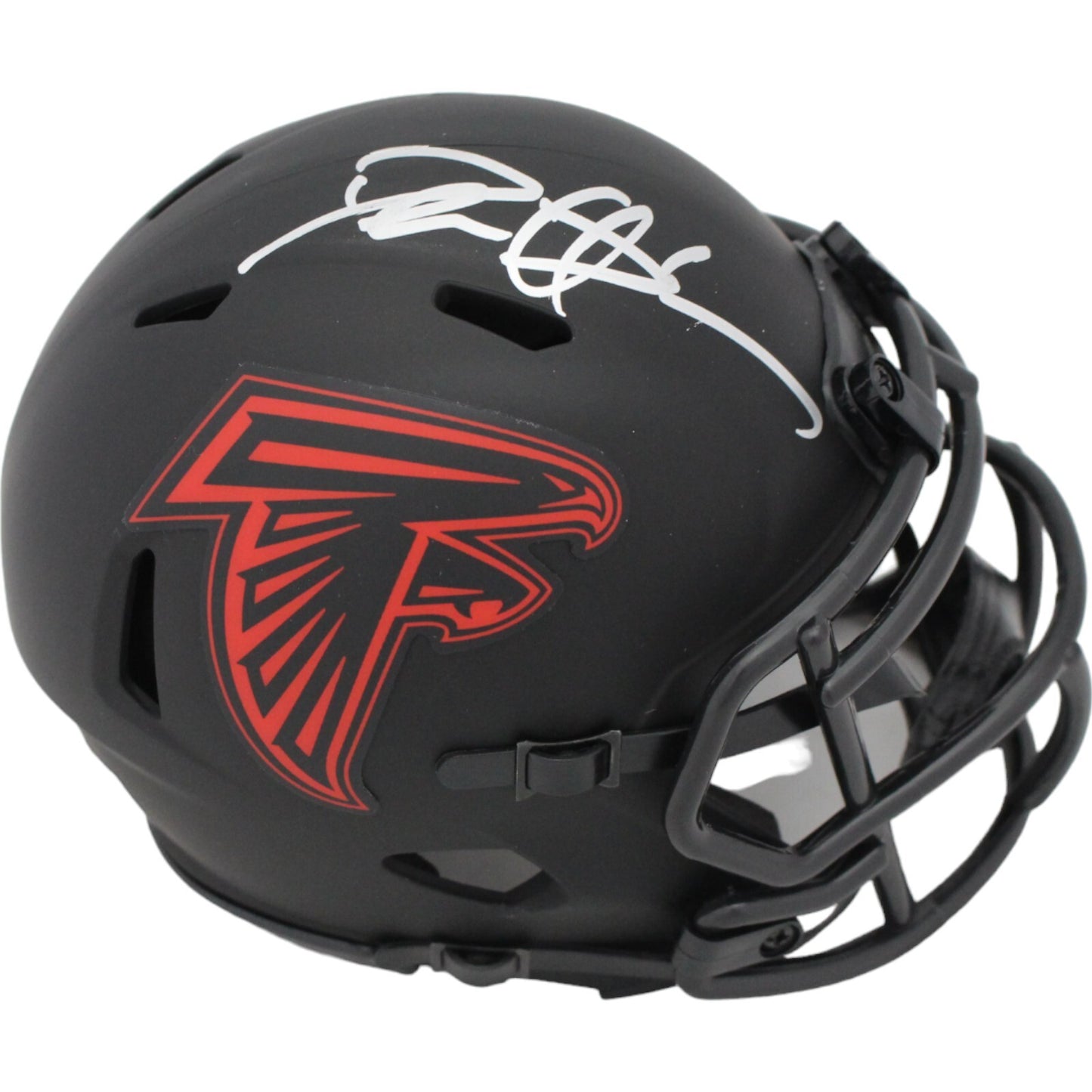 Deion Sanders Autographed Atlanta Falcons Eclipse Mini Helmet