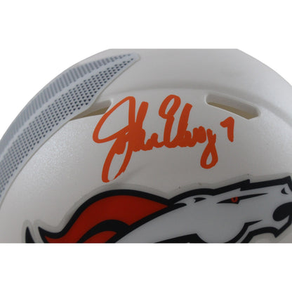 John Elway Denver Broncos Autographed 2024 Alternate Mini Helmet