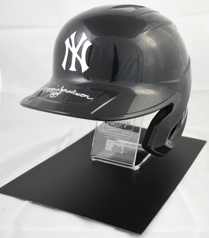Reggie Jackson Autographed New York Yankees Full Size Replica Helmet