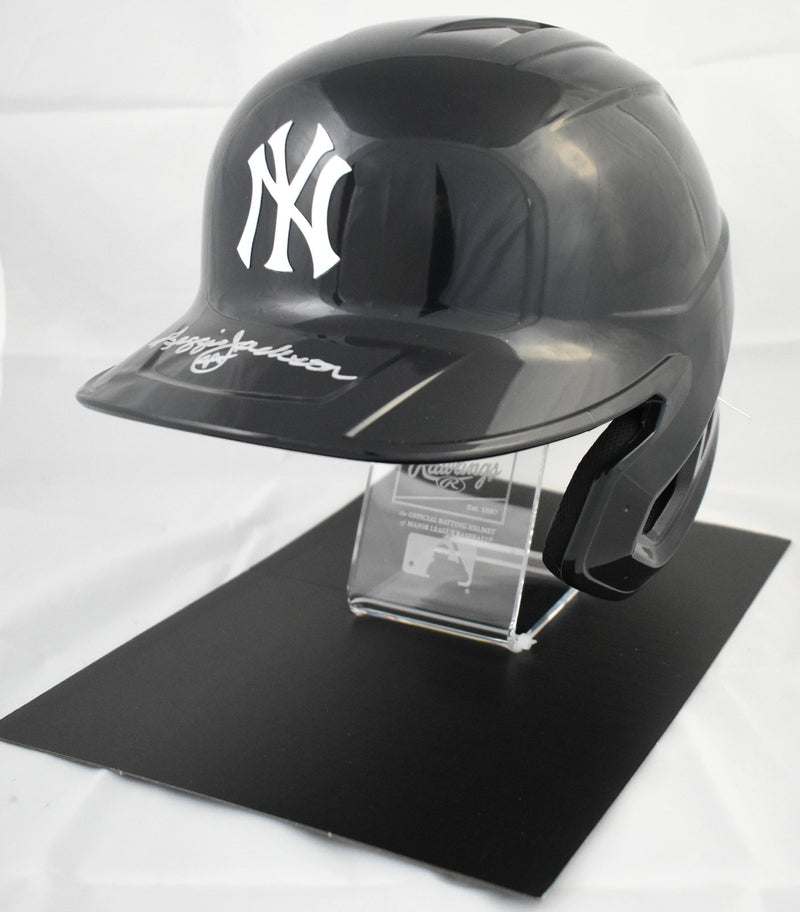 Reggie Jackson Autographed New York Yankees Full Size Replica Helmet