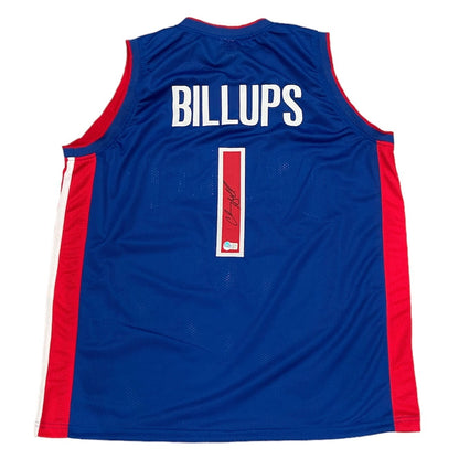Chauncey Billups Detroit Pistons Signed Custom Jersey (Beckett BAS)