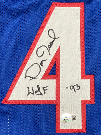 Dan Issel Signed Kentucky Custom Basketball Jersey HOF 93 Beckett COA