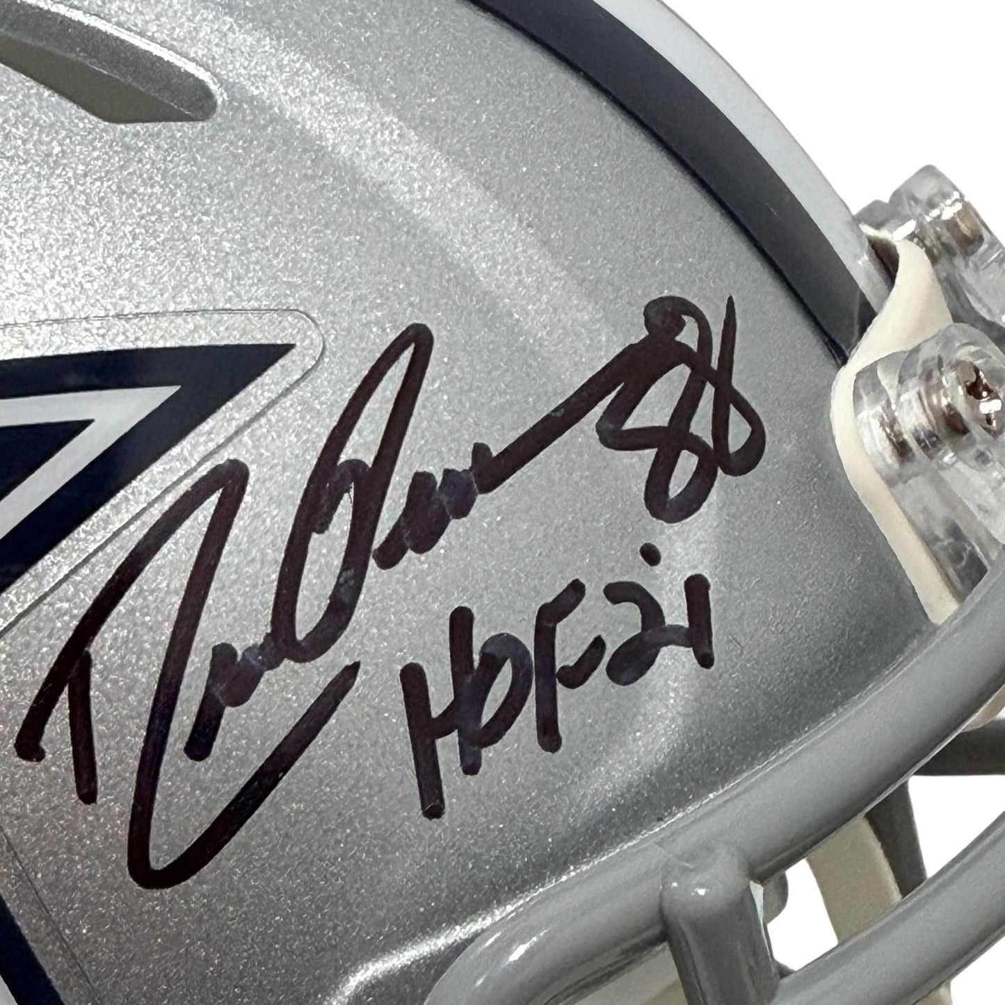 Drew Pearson Signed Dallas Cowboys Speed Mini Helmet HOF 21 JSA