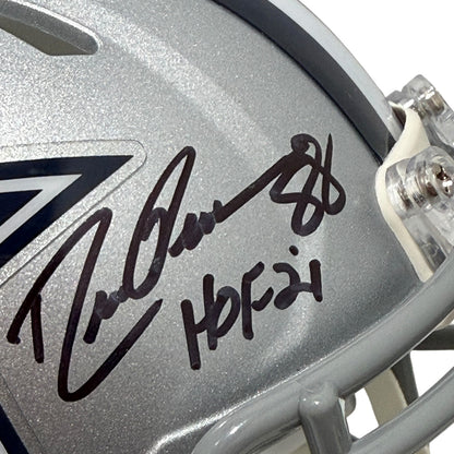 Drew Pearson Signed Dallas Cowboys Speed Mini Helmet HOF 21 JSA