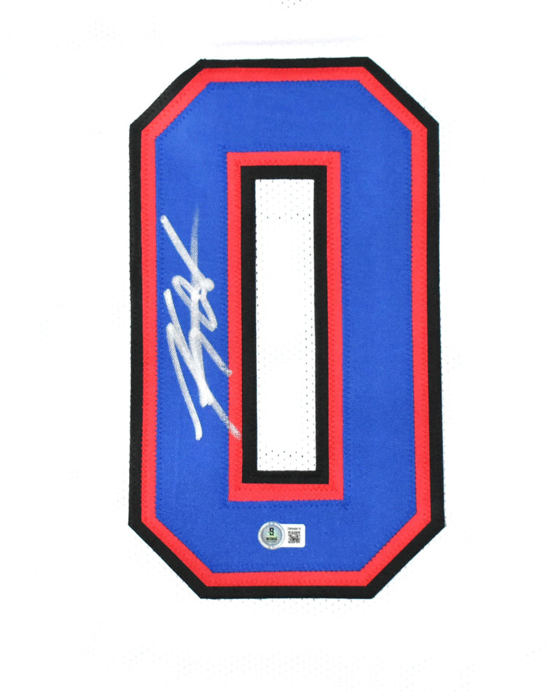 Keon Coleman Signed Buffalo Bills Custom White Jersey