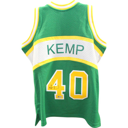 Shawn Kemp Signed Seattle Supersonics Mitchell & Ness Jersey