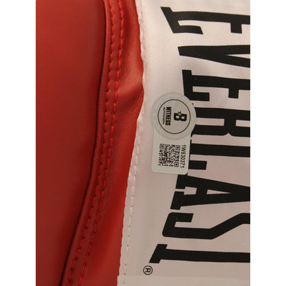 Tommy Hearns Signed Red Everlast Boxing Glove