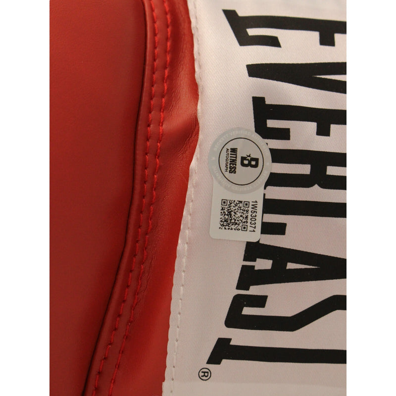 Tommy Hearns Signed Red Everlast Boxing Glove