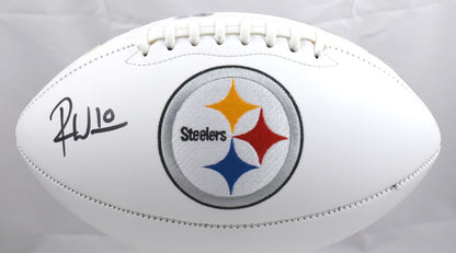 Roman Wilson Signed Pittsburgh Steelers Logo Football