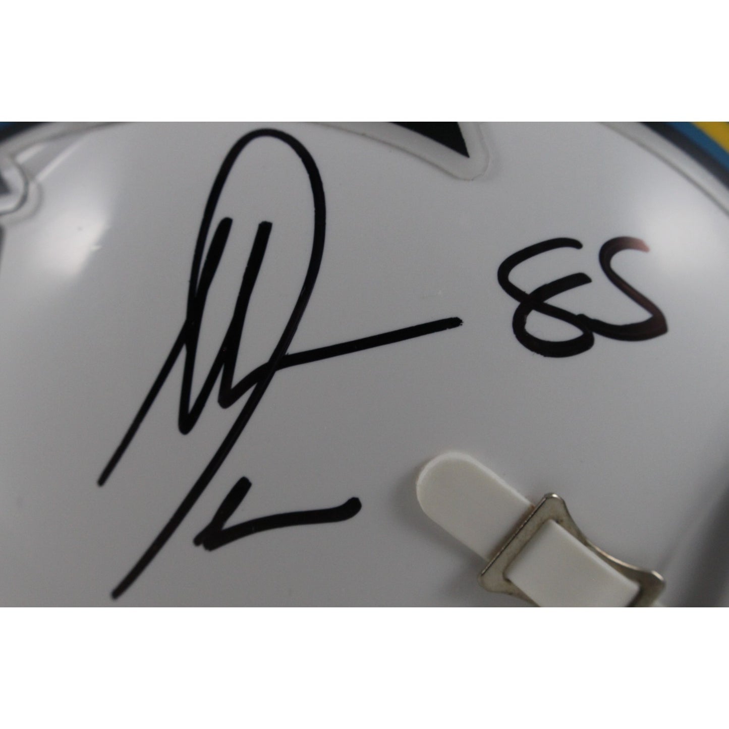 Antonio Gates San Diego Chargers Signed Throwback 2007-18 Mini Helmet