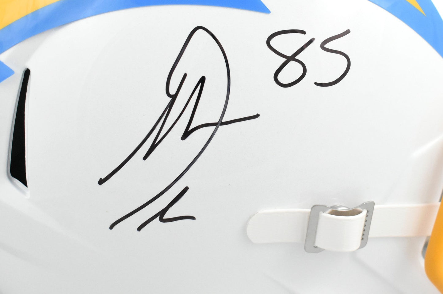 Antonio Gates Signed Los Angeles Chargers Full Size Speed Replica Helmet