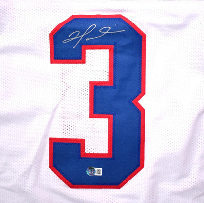 Damar Hamlin Signed Buffalo Bills Custom Jersey - White