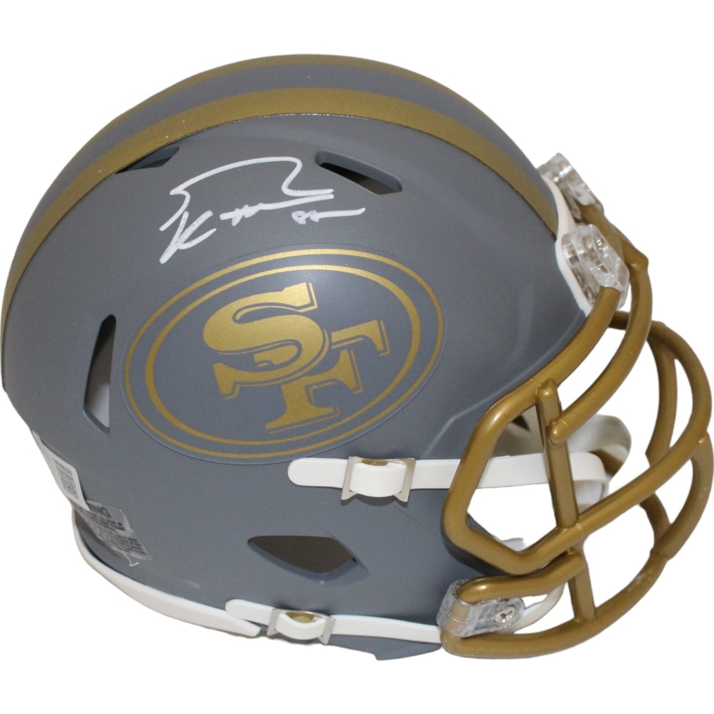 George Kittle Signed San Francisco 49ers Slate Speed Mini Helmet