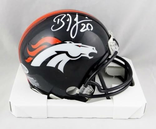 Brian Dawkins Signed Denver Broncos White Mini Helmet