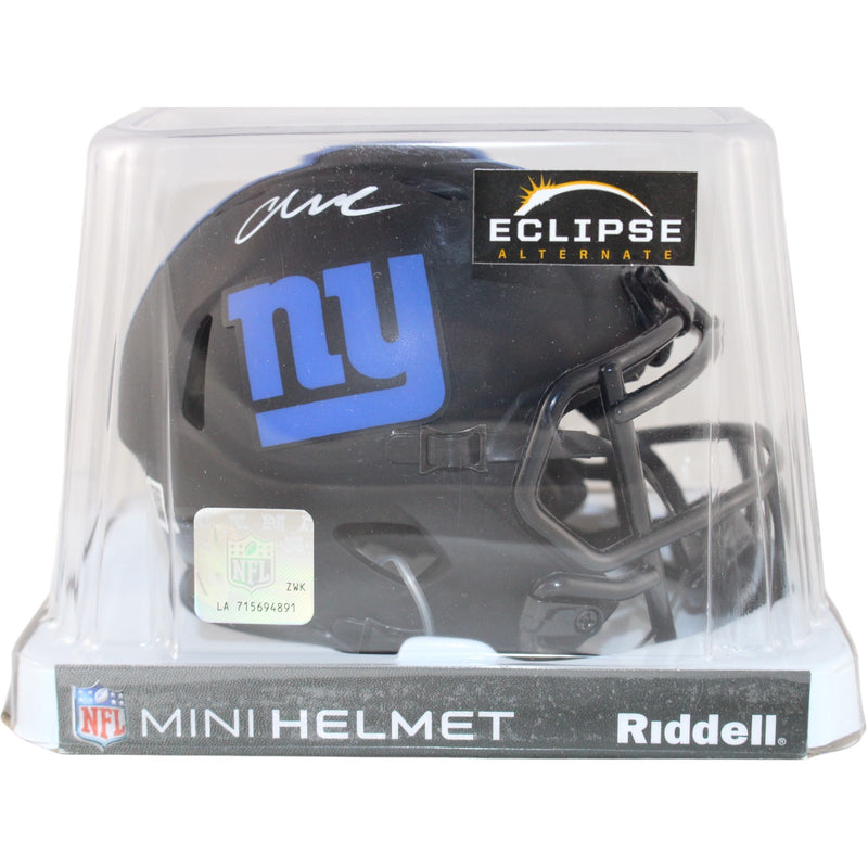 Abdul Carter Autographed New York Giants Eclipse Mini Helmet