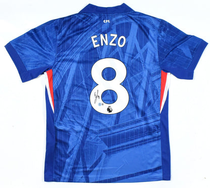 Enzo Fernandez Signed Chelsea FC Home Jersey