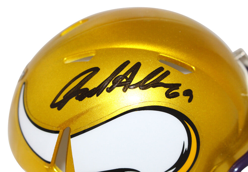 Jared Allen Minnesota Vikings Signed Flash Alternate Mini Helmet Beckett