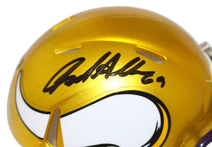 Jared Allen Minnesota Vikings Signed Flash Alternate Mini Helmet Beckett