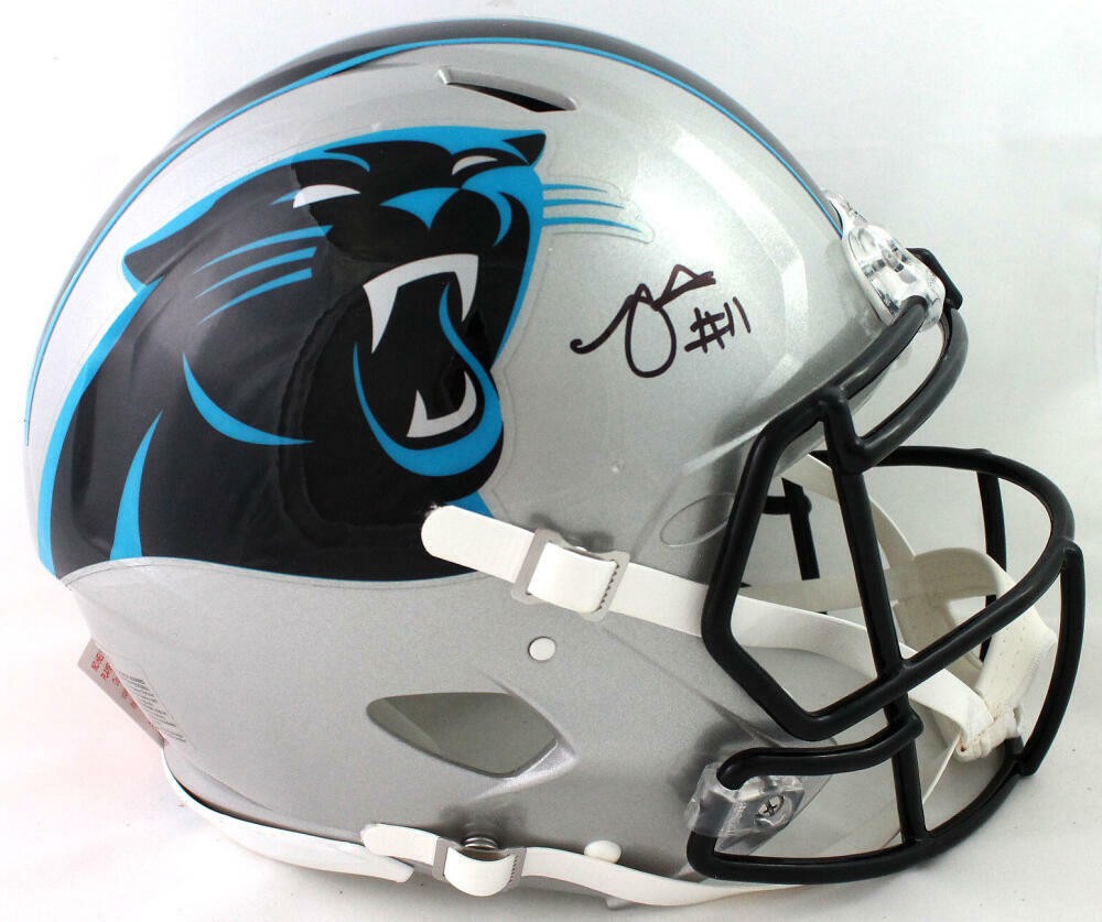 Robby Anderson Signed Carolina Panthers Full Size Speed Authentic Helmet