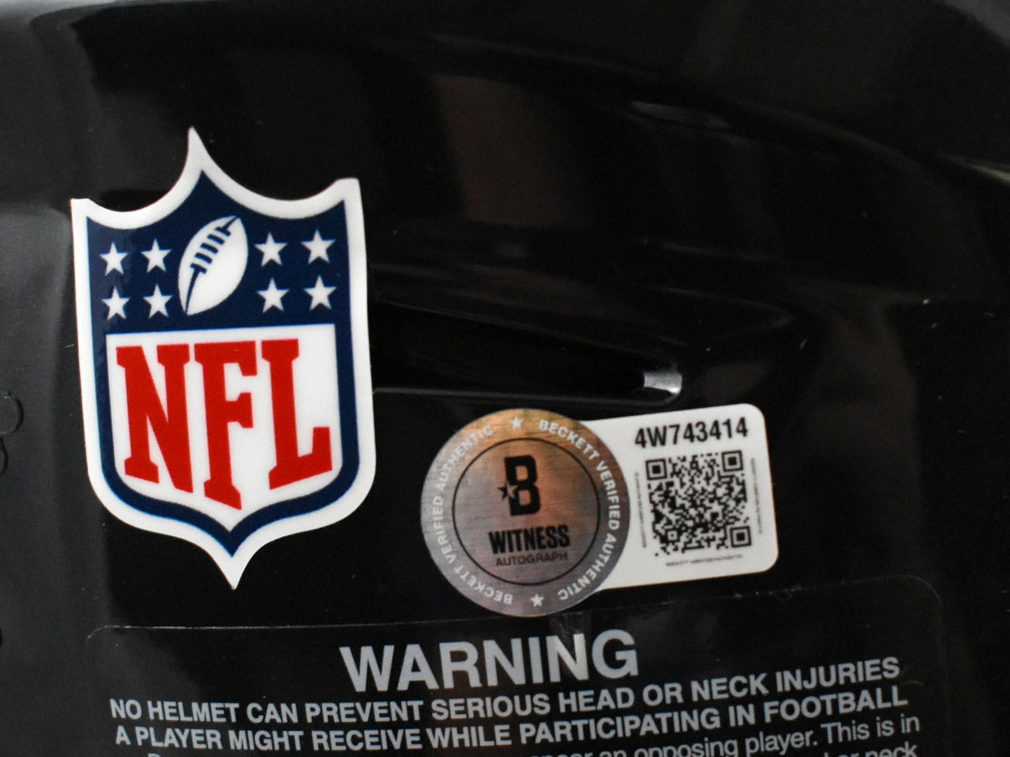 David Montgomery Autographed Houston Texans Full Size Speedflex Helmet