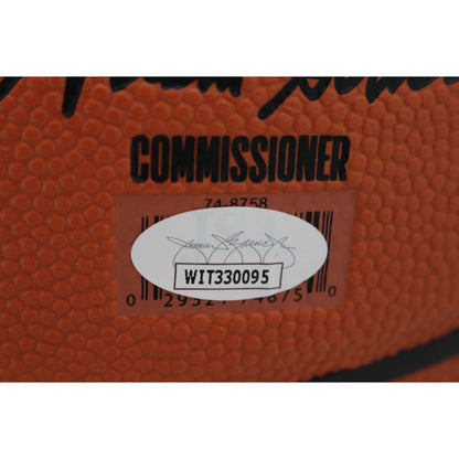 Joe Dumars Autographed Detroit Pistons Basketball