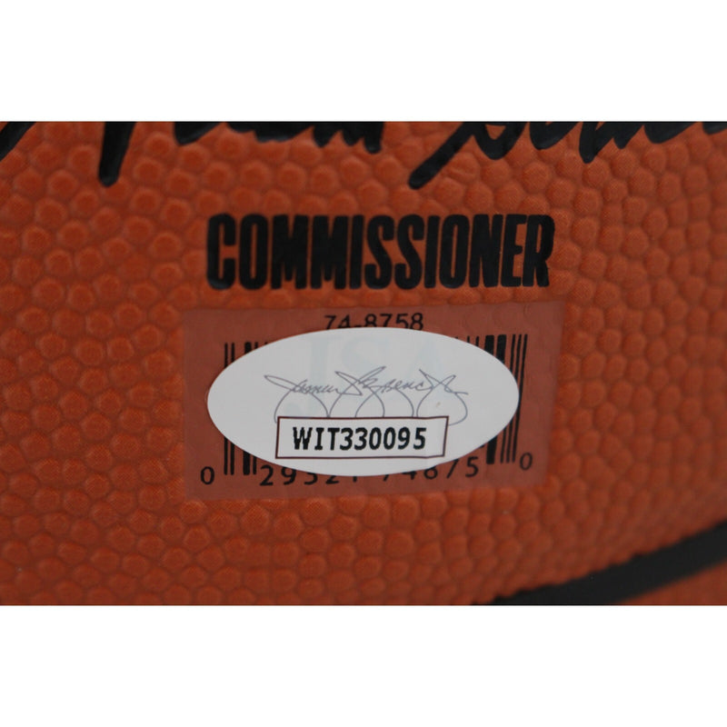 Joe Dumars Autographed Detroit Pistons Basketball