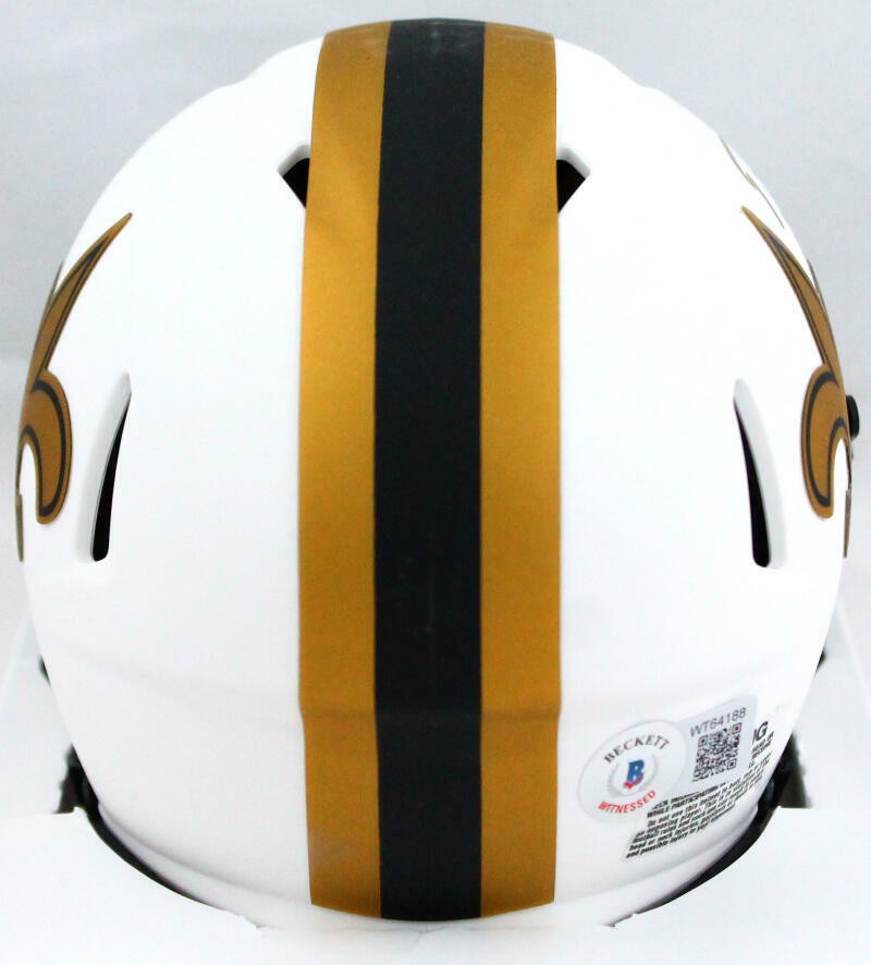 Darren Sproles Signed New Orleans Saints Lunar Speed Mini Helmet