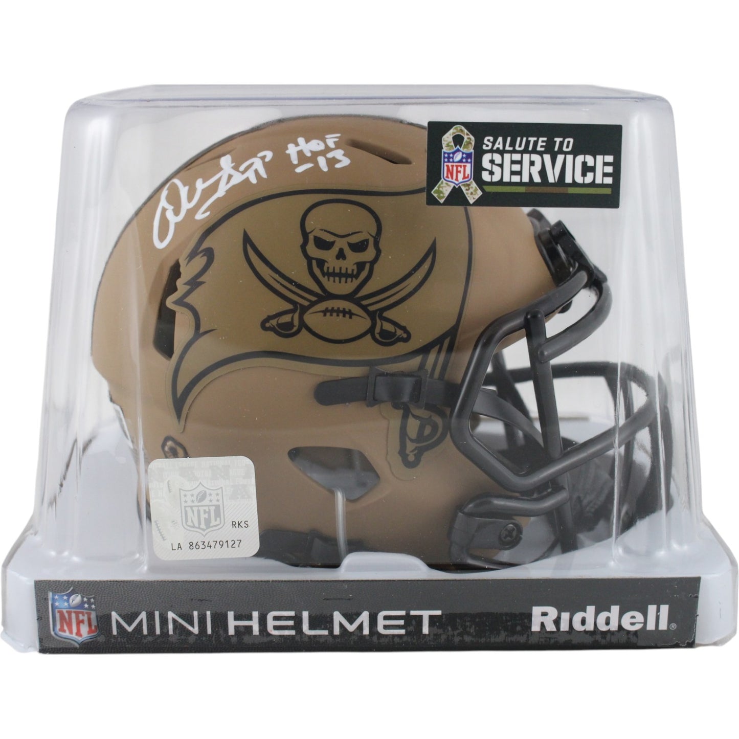 Warren Sapp Tampa Bay Buccaneers Signed 2023 STS Mini Helmet