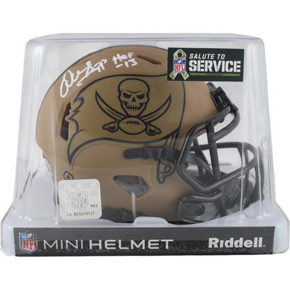 Warren Sapp Tampa Bay Buccaneers Signed 2023 STS Mini Helmet