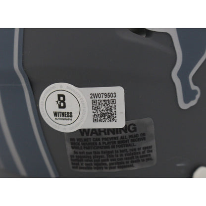 Sam LaPorta Detroit Lions Signed Slate Mini Helmet