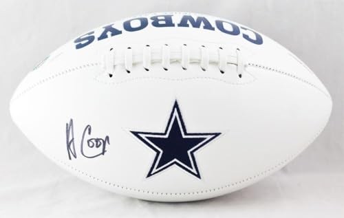 Amari Cooper Autographed Dallas Cowboys Black Logo Football