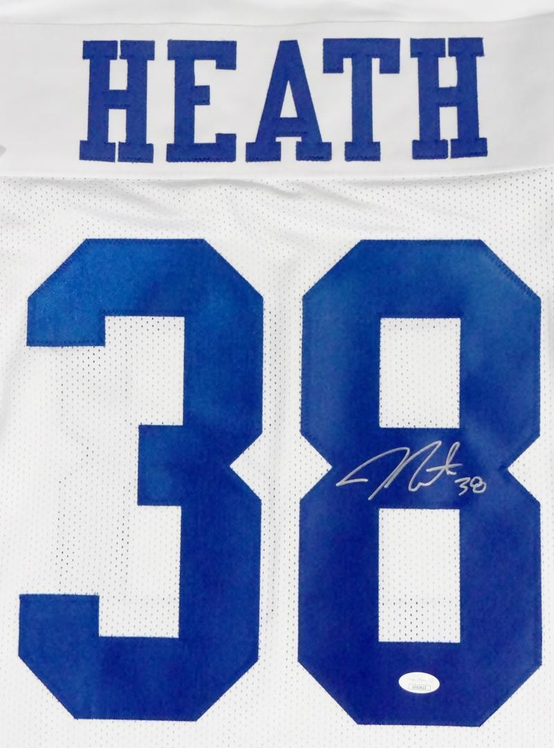 Jeff Heath Autographed White Custom Jersey
